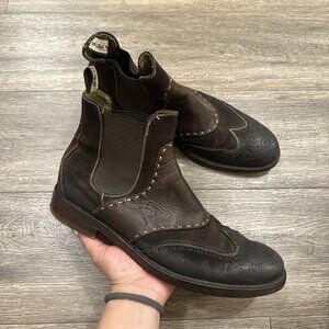 LA MARTINA Polo LOTE 76 men\'s Boots Brown suede Leather Casual size 43 LA MARTINA Polo LOTE 76 men main image 2